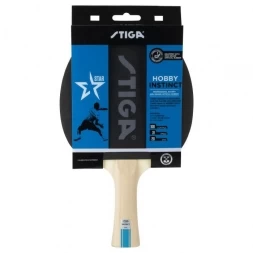 Ракетка для н/т Stiga Hobby Instinct, арт.1210-6318-01, для начин., накл. 1,5 мм ITTF, конич. ручка