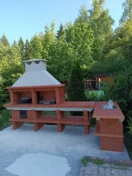 Печь Аристократ 7304 Прямоугольный кирпич коричневый , фото 7