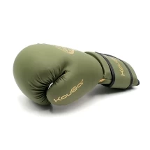 Перчатки боксерские KouGar KO900-8, 8oz, темно-зеленый