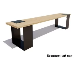 Парковая скамейка Цюрих, Сосна 1,5 м, фото 1