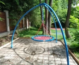 Качели-гнездо на трех опорах, фото 3