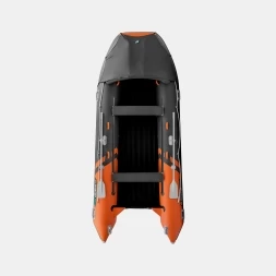 Gladiator E 450 PRO AIR оранжево-темносерый моторная лодка ПВХ, фото 1