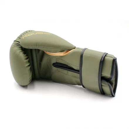 Перчатки боксерские KouGar KO900-10, 10oz, темно-зеленый, фото 2
