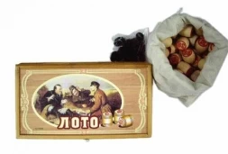 Лото в бамбуковой коробке В9090