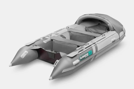 Gladiator C 420 AL ACTIVE Светло-темносерый моторная лодка ПВХ Алюминиевый пайол, фото 2
