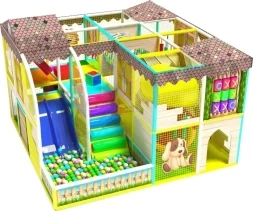 Детский игровой лабиринт «Домик детства» 21,6м² (4,65*4,65*3,2м), фото 3