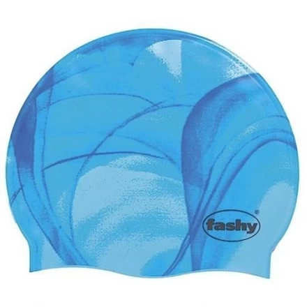 Шапочка для плавания &quot;FASHY Silicone Cap&quot;, силикон, сине-голубой, фото 1