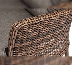 Зона 4 Алиса кофейный комплект из искусственного ротанга, цвет коричневый, фото 8