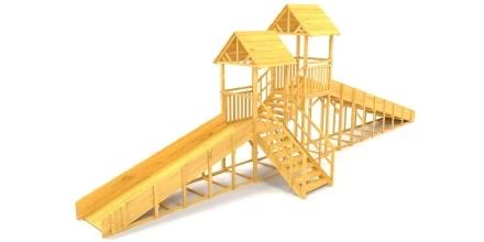 Зимняя горка Савушка Зима Wood 7/4, фото 2