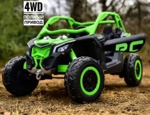 Электромобиль Багги BRP Can-Am Maverick DK-CA001 зеленый