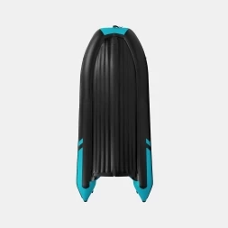 Gladiator E 450 PRO AIR черно-бирюзовый моторная лодка ПВХ, фото 5