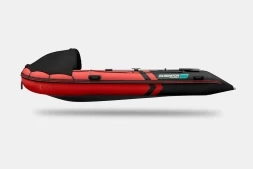 Gladiator C 420 AL ACTIVE Красно-черный моторная лодка ПВХ Алюминиевый пайол, фото 6