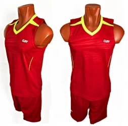 Форма баскетбольная CLIFF 2603 красная 2XL
