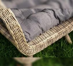Толедо лаунж-зона из искусственного ротанга, цвет соломенный, фото 18