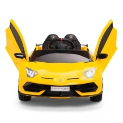 Электромобиль Lamborghini Aventador SVJ 12V HL328 желтый, фото 2
