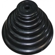 Диск обрезиненный ZSO черный &quot;Classic&quot; D-26, 2,5 кг