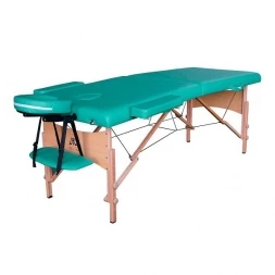 Массажный стол DFC NIRVANA, Relax, дерев. ножки, цвет зеленый (Green), фото 1