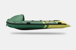 Gladiator C 420 AL ACTIVE Зелено-оливковый моторная лодка ПВХ Алюминиевый пайол, фото 3