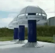 Вертикальная велопарковка с электронным ключем