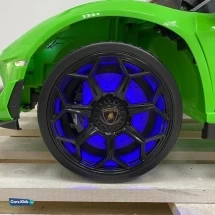 Электромобиль Lamborghini Aventador SVJ A333MP зеленый