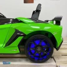 Электромобиль Lamborghini Aventador SVJ A333MP зеленый
