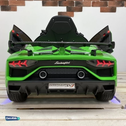 Электромобиль Lamborghini Aventador SVJ A333MP зеленый, фото 2