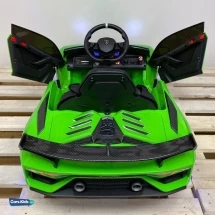 Электромобиль Lamborghini Aventador SVJ A333MP зеленый