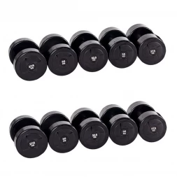 Гантельный ряд PROFI-FIT POWER 27,5 кг - 37,5 кг (5 пар), шаг 2,5 кг, фото 1