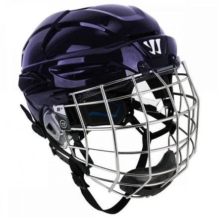 Шлем хоккейный WARRIOR COVERT PX2 COMBO SLVCage, арт. PX2HCS6-NV-L,  р.L, c маской, темносиний, фото 1