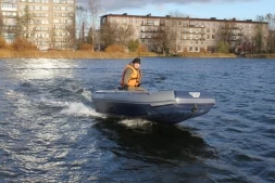 Лодка ПВХ Флагман DK 350 НДНД надувная под мотор, фото 7