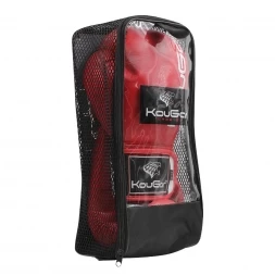 Перчатки боксерские KouGar KO200-14, 14oz, красный, фото 2
