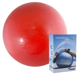 Мяч гимнастический &quot;PALMON&quot;, диам. 45 см, красный