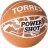 Мяч баск. &quot;TORRES Power Shot&quot; арт.B32087, р.7, 8 пан., ПУ, нейлон.корд,бут.кам, оранжево-белый