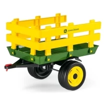 Детский электромобиль Peg Perego John Deere Ground Loader c прицепом