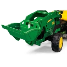 Детский электромобиль Peg Perego John Deere Ground Loader c прицепом