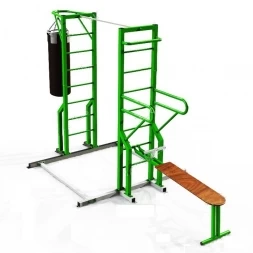 Миникомплекс для воркаута мобильный улучшенный  W-3.00 , фото 2