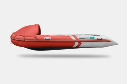 Gladiator C 420 AL ACTIVE Красно-белый моторная лодка ПВХ Алюминиевый пайол, фото 9