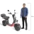 Электроскутер CityCoco WS-PRO 2WD (4000W) 20Ah (красный)