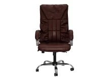 Офисное массажное кресло EGO BOSS EG1001 LKFV Шоколад (Арпатек)