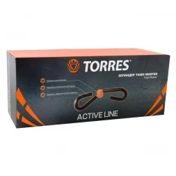 СЦ*Эспандер &quot;TORRES Thigh master&quot; арт.AL1009, пластиковая защита пружины, мягкие ручки, серо-оранж, фото 2