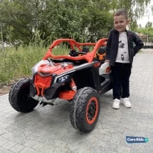Электромобиль Багги BRP Can-Am Maverick DK-CA001 красный