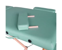 Массажный стол DFC NIRVANA, Relax Pro,  дерев. ножки, цвет зеленый (Green)