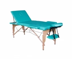 Массажный стол DFC NIRVANA, Relax Pro,  дерев. ножки, цвет зеленый (Green), фото 2