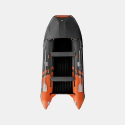 Gladiator E 420 PRO AIR Оранжево-темносерый моторная лодка ПВХ НДНД, фото 5