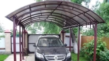 Арочный навес для авто