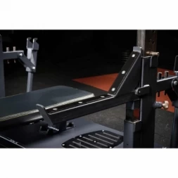 Скамья-стойка домкратная для жима лежа со страховочными упорами Olimpic Bench, фото 4