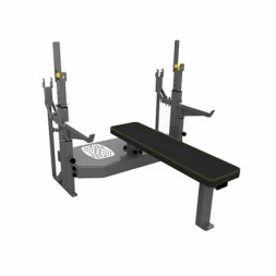 Скамья-стойка домкратная для жима лежа со страховочными упорами Olimpic Bench, фото 1