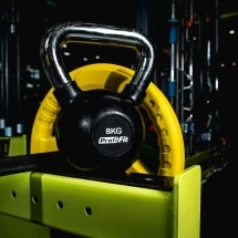 Гиря обрезиненная с хромированной ручкой PROFI-FIT,  8 кг