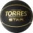Мяч баск. &quot;TORRES Star&quot; арт.B32317, р.7, 7 панел.,ПУ-композит, нейлон. корд, бут.кам., черно-золотой