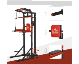 Турник-брусья, тяга сверху DFC HOMEGYM HOMCOM, фото 5